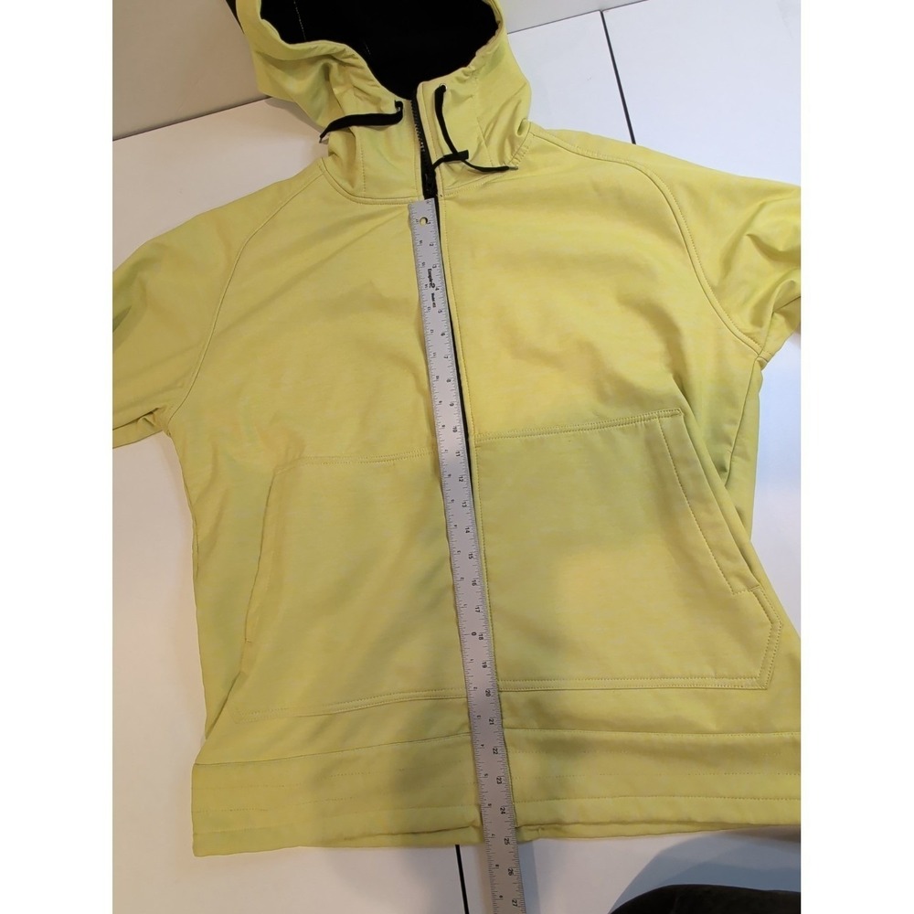 Pulse Waterproof Windproof Breathable Softshell Jacket Hooded Yellow Sz L - Picture 5 of 9